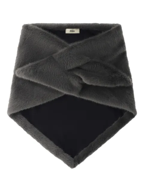 Herno faux-fur scarf Grey SCP00020D12630