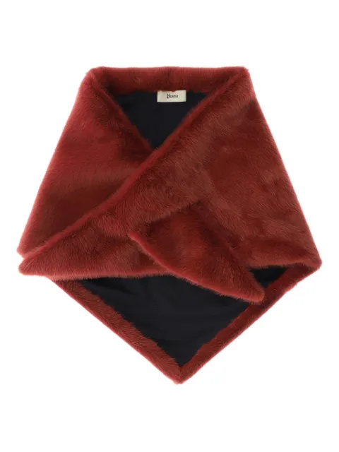 Herno faux-fur scarf Red SCP00020D12630