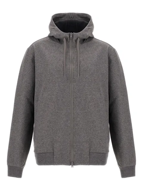 Herno hooded zip-up jacket Grey JC000071U56034