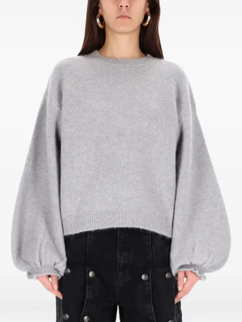 ROTATE BIRGER CHRISTENSEN balloon-sleeves sweater Grey 114738039