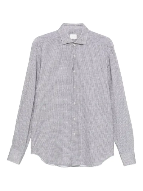 Xacus micro patterned button-down shirt Grey ACT558ML91630