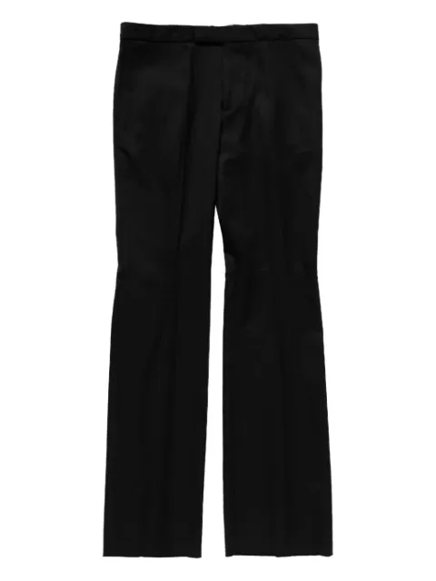 Alexander McQueen wool straight-leg trousers Black 847814QUACH