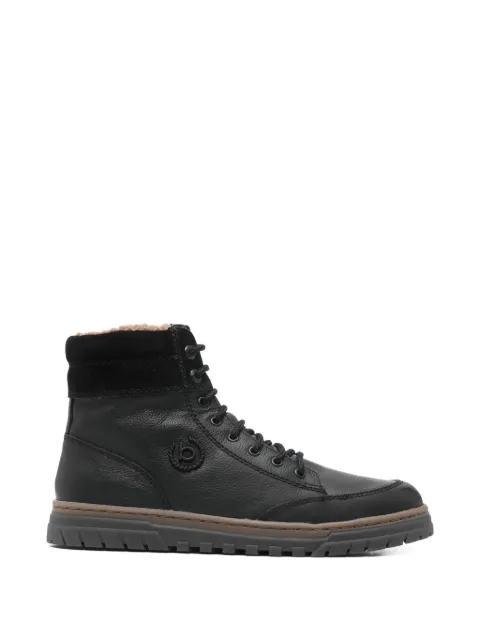 Bugatti lace-up panelled booties Black 321AUE5015001000