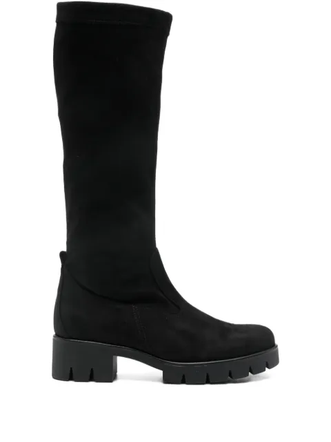 GABOR zip knee-high boots Black 7171947