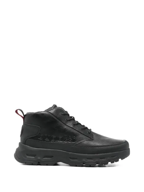 Bugatti embossed lace-up booties Black 321AUA3150001000