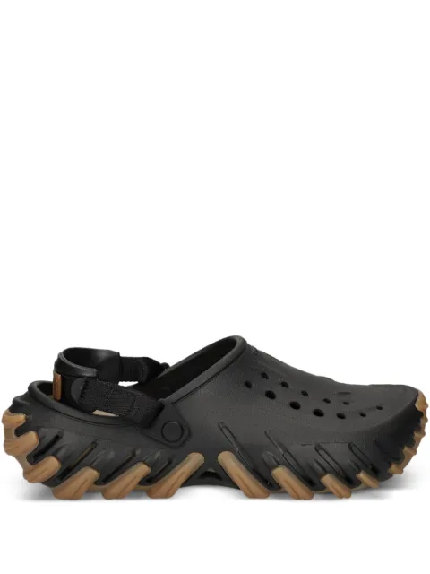 Crocs perforated-sole heel-strap clog sandals Black 211675