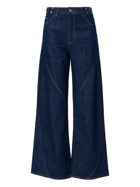 No44 curved-seam jeans Blue 500017031FARF