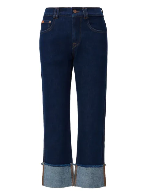 No44 Persona cuffed-hem jeans Blue 500017029FARF