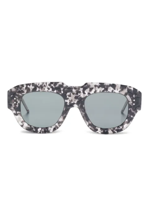 Thom Browne Eyewear geometric-frame sunglasses Black UES948A