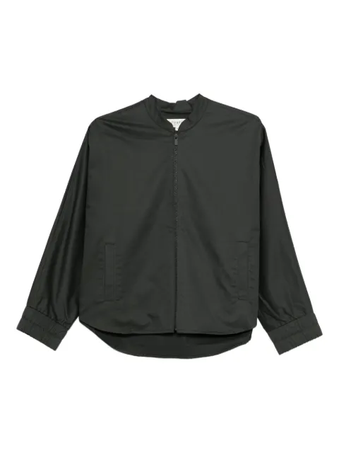 PSOPHIA zip-up shirt Green 217SHR2499