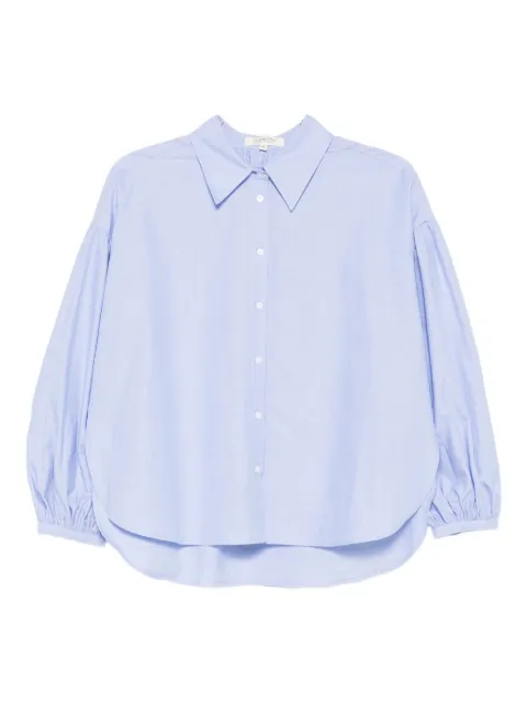 PSOPHIA balloon-sleeve shirt Blue 208SHR1839
