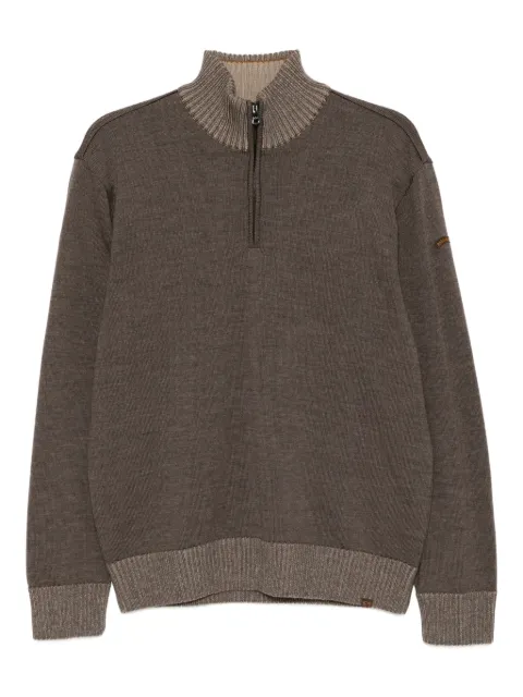 Paul & Shark wool half-zip jumper Brown 15311108E