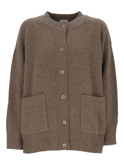Madeleine Thompson wool blend cardigan Brown AW25C04