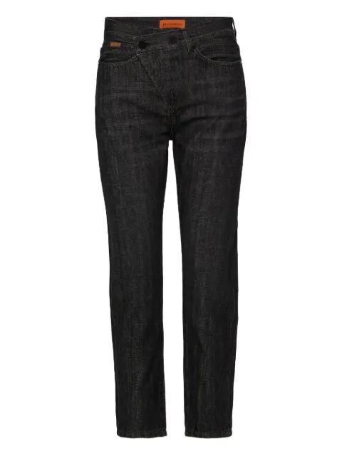 No44 crossover-waistband jeans Black 500017009FARF