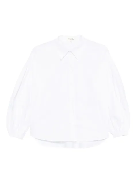 PSOPHIA balloon-sleeve shirt White 208SHR1839