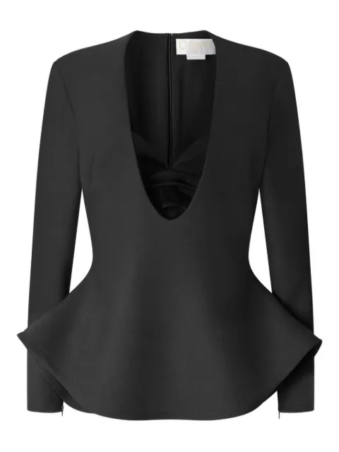Genny peplum top Black 79AJM695N0690
