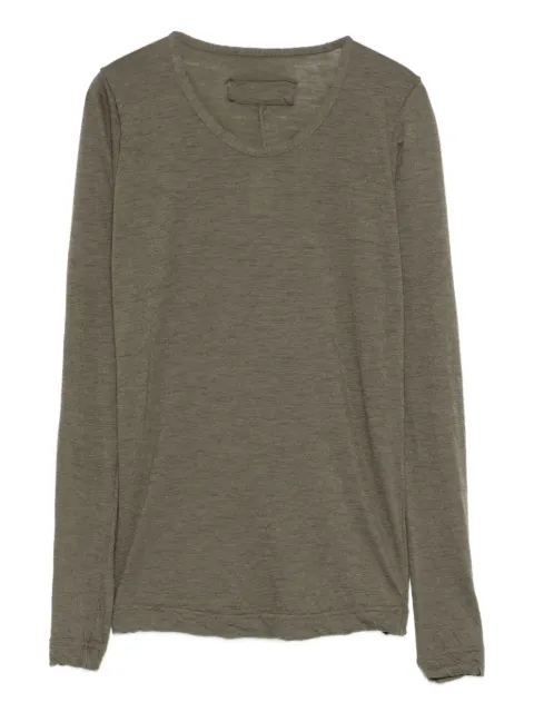 Private 0204 round-neck sweater Green B246
