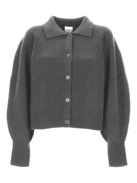 Madeleine Thompson wool blend cardigan Grey AW25C02