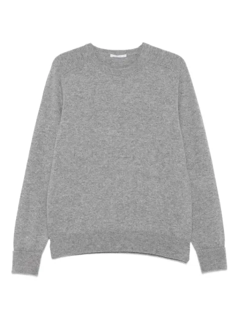 OLIVER LATTUGHI round-neck ribbed-cuff sweater Grey U100WSSLATE