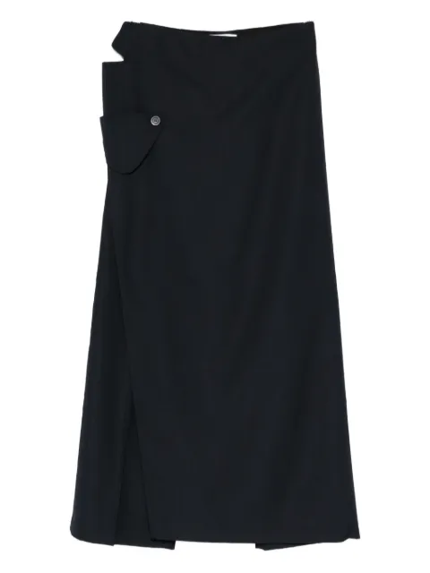 Jean Paul Gaultier cut-out pocket trousers Blue 2504WTR035W04059