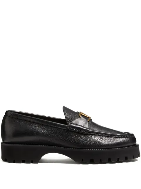 Valentino Garavani vlogo signature buffalo loafers Black YS0M15PNJ