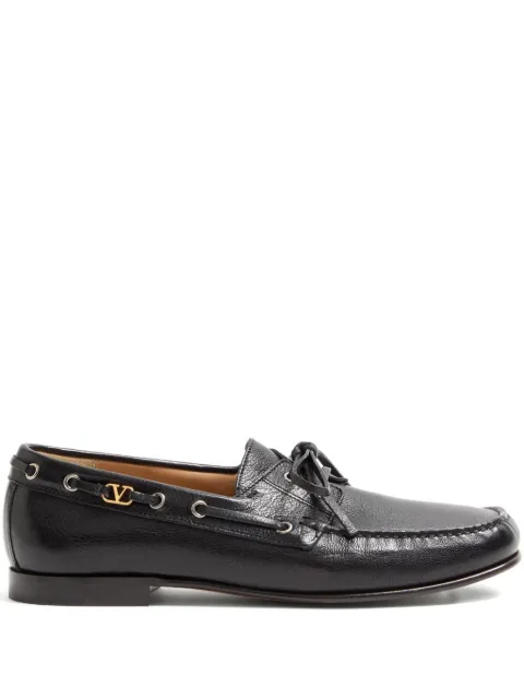 Valentino Garavani Vlogo palm avenue loafers Black YS0M05MIL