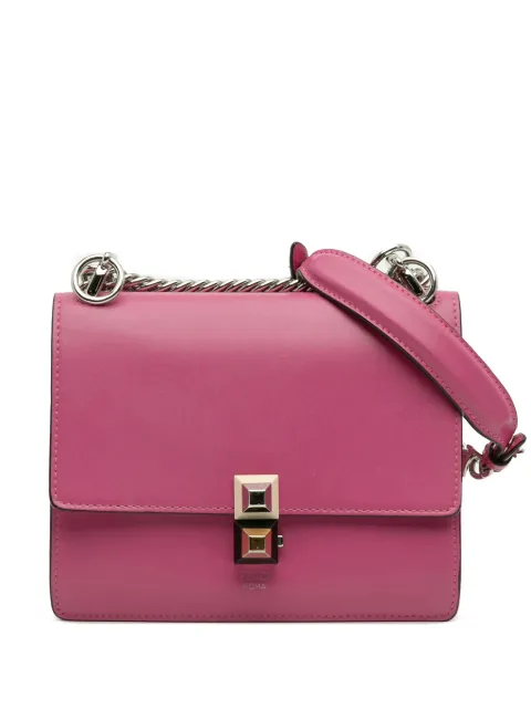 Fendi Pre-Owned 2010-2025 Small Leather Kan I crossbody bag Pink 0BLOBPWRSYL27UCL