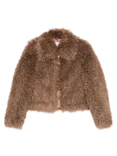 STAND STUDIO faux-shearling jacket Brown 665869422ZAYLEE