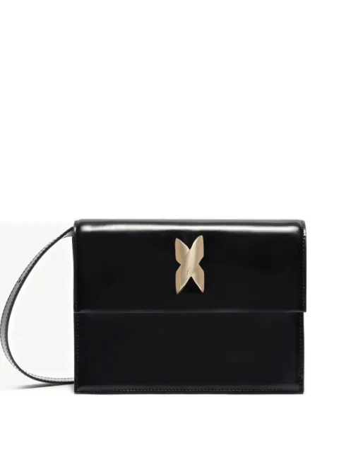 Genny medium flap-front clutch bag Black 79AJ4B32P0032
