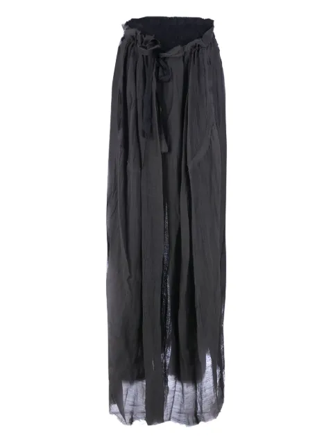 Phaedon Paris elastic-waistband skirt Grey PHA13013SK3CLRO21