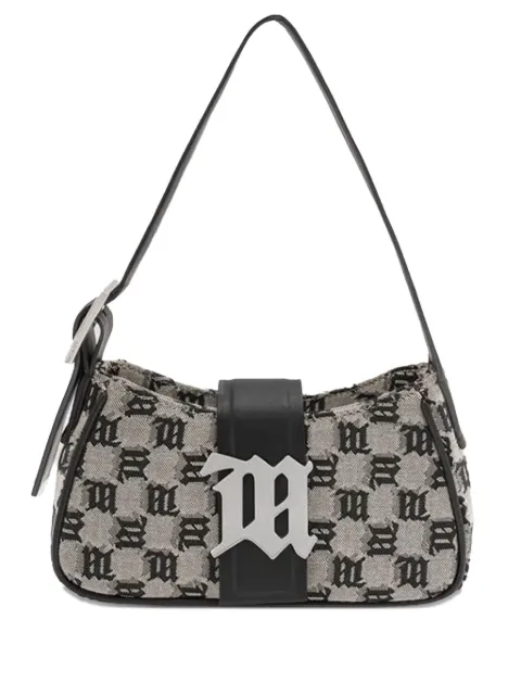 MISBHV monogram-jacquard mini bag Grey 122A40200