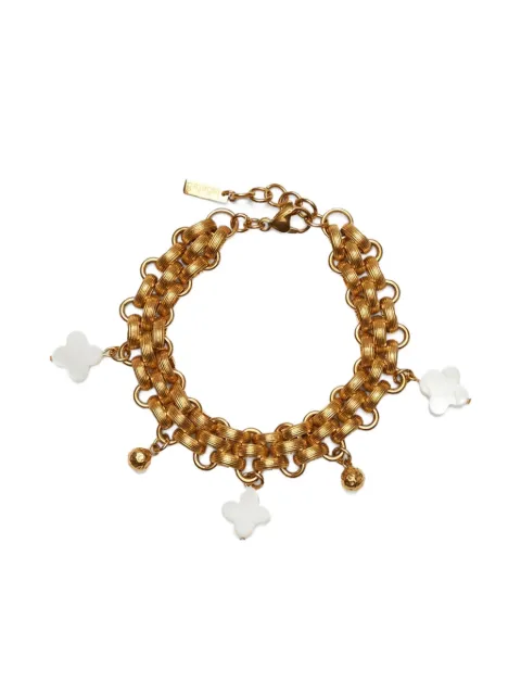 Labelled Jewellery Mila chain-link clover bracelet Gold LABELLLETGOL9440