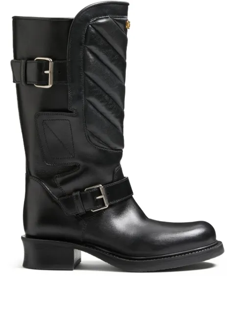 Valentino Garavani Rayons biker boots Black WS0NX7QWZ