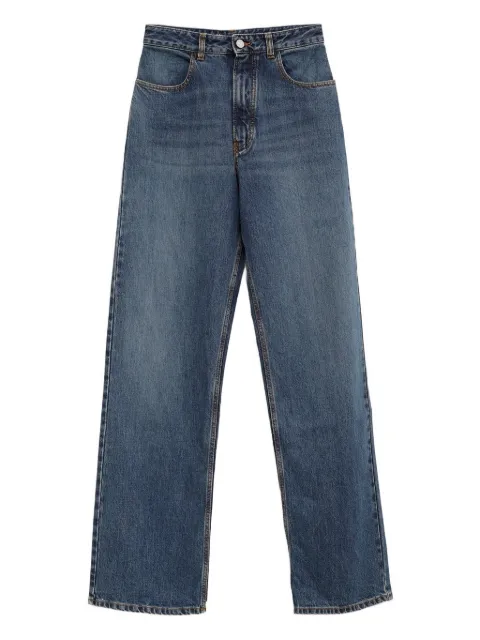Alaïa contrast-stitch jeans Blue AA9P1264D007B
