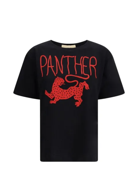 Valentino Garavani printed cotton T-shirt Black BMG25WA55