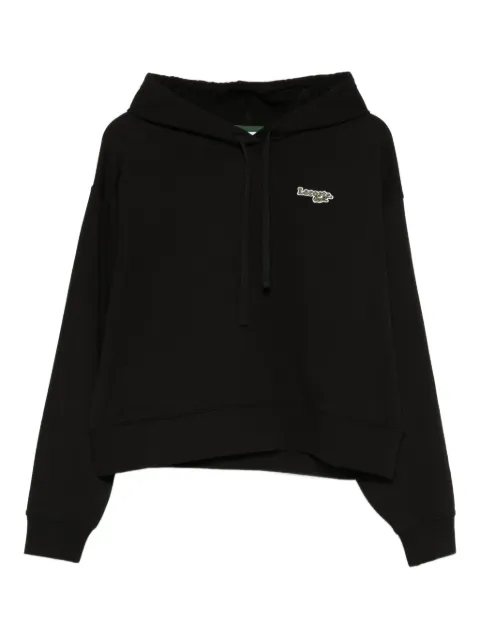 Lacoste drawstring hooded hoodie Black SF7607031