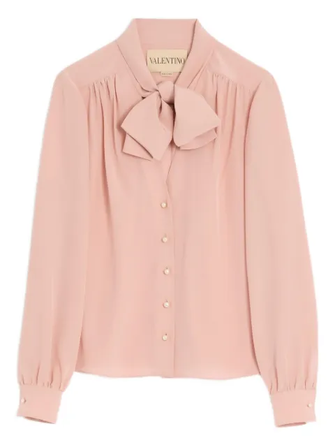 Valentino Garavani bow-detail blouse Pink BAB8A721B