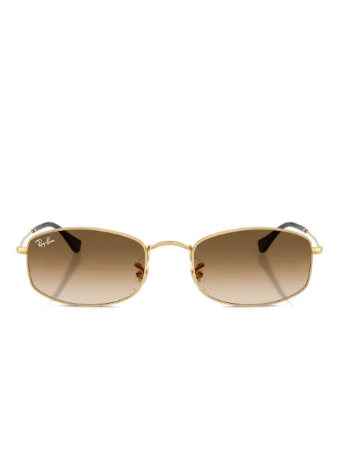 Ray-Ban rectangle-frame sunglasses Gold RB3832