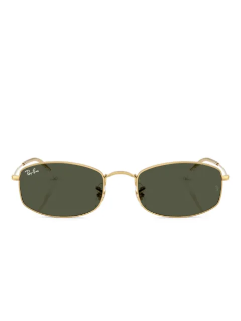 Ray-Ban rectangle-frame sunglasses Gold RB3832
