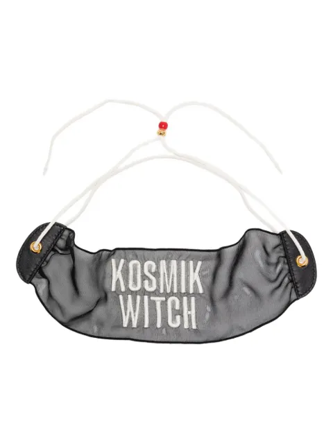 Undercover logo-embroidered necklace Black UC1E1N012