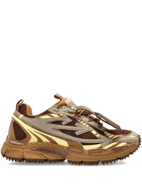 Off-White Be Right Back mesh sneakers Brown OMIA295F25FAB001