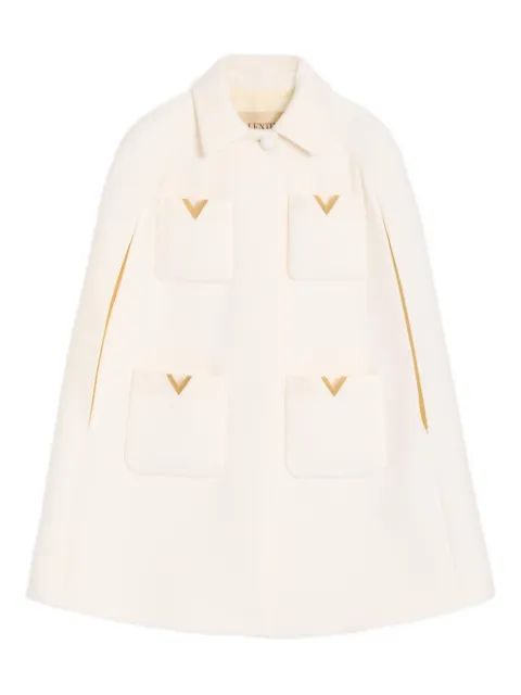 Valentino Garavani drill double cape Neutrals BCG4T55KJ