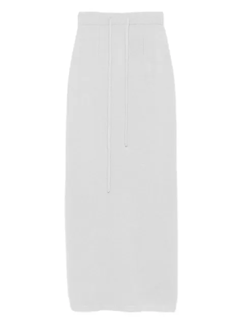 TWINSET drawstring-waist skirt Grey 252TF304212983