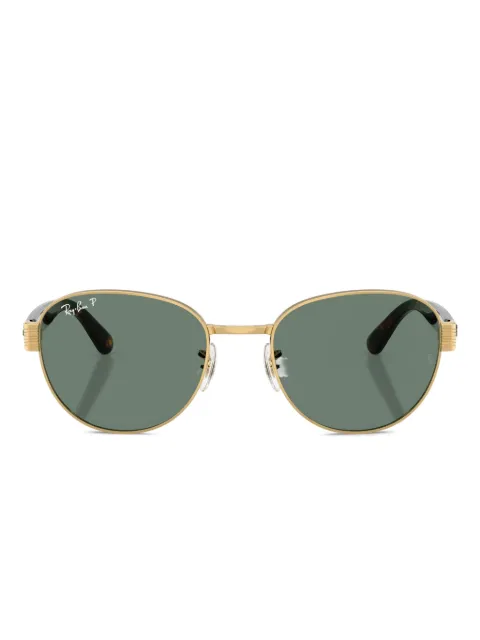 Ray-Ban round-frame sunglasses Gold RB3766CH