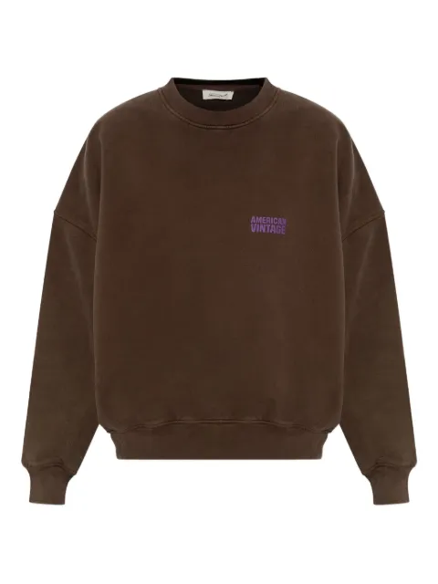 American Vintage logo sweatshirt Brown PLI03CH25