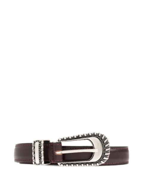 IRO textured buckle belt Red WM50BELLYF