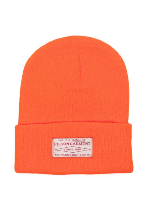 Filson logo-patch beanie Orange FMACC0186Y0003