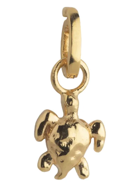 Enamel Copenhagen turle-motif charm Gold C031G