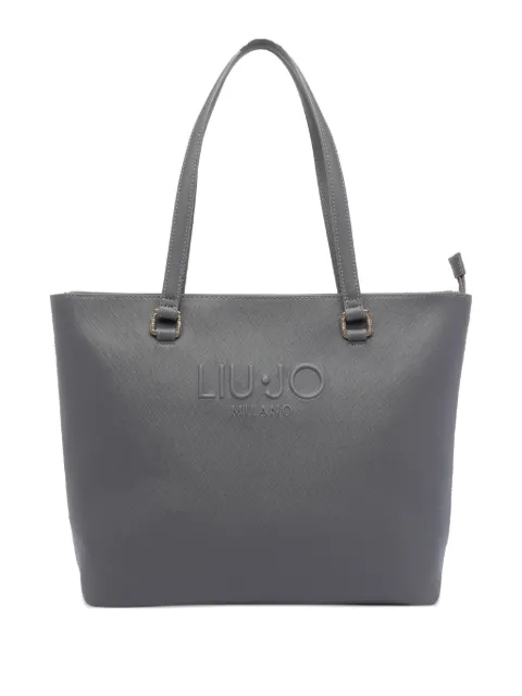 LIU JO logo-embossed tote bag Grey AF5321E008700071