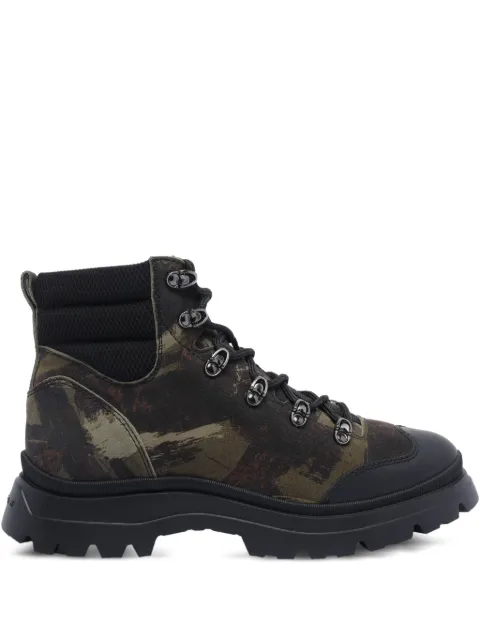 Hogan leather hiking boots Green HXM6920FT10UJX